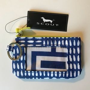 SCOUT Blue and White ID Case